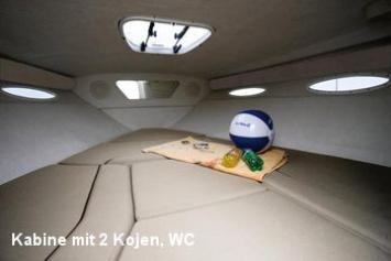 Yachtcharter  Sea Ray 240 Sunsport Kabine