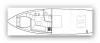 Yachtcharter Sunseeker Superhawk 43 Grundriss