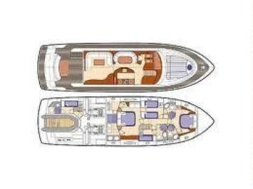 Yachtcharter Astondoa 66 GLX (4Cab/4WC) Grundriss