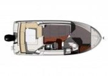 Yachtcharter Merry Fisher 755 (1Cab/1WC) Grundriss