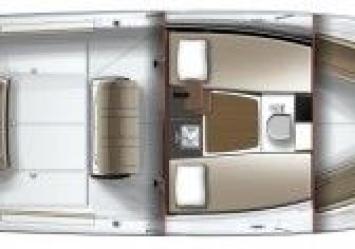 Yachtcharter Cap Camarat 8.5 CC Grundriss