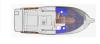 Yachtcharter Moraga 790 Grundriss