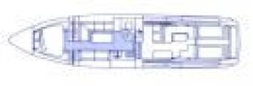 Yachtcharter Sunseeker 45 Apache (2Cab/1WC) Grundriss