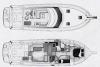 Yachtcharter Riviera 45 Fly Grundriss