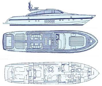 Yachtcharter Leopard Sport 27 (3Cab/3WC) Grundriss