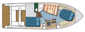 Yachtcharter Fiart 34 Genius Grundriss