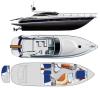 Yachtcharter Pershing 50 (3Cab/3WC) Grundriss