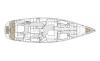 Yachtcharter Oyster 625 (4Cab/3WC) Grundriss