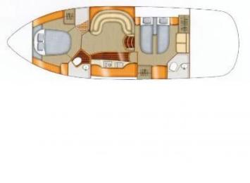 Yachtcharter Sealine_S41_Grundriss