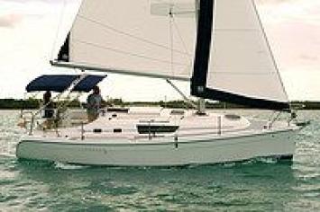 Yachtcharter Hunter 31 Seitenansicht