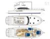 Yachtcharter Riviera 51 Open Flybridge Grundriss