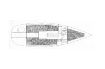 Yachtcharter Archambault Sprint 95 Grundriss