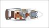 Yachtcharter Sealine SC 39 (2Cab/2WC) Grundriss