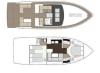 Yachtcharter Sealine SC 42 Grundriss