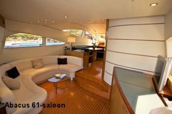 Yachtcharter Abacus 61 (3+1Cab/3WC) Salon