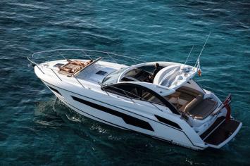 Yachtcharter Sunseeker Portofino 40 Luftbild