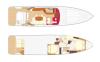 Yachtcharter Alena 56 (3+1Cab/3+1WC) Grundriss