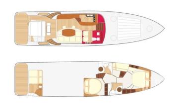 Yachtcharter Alena 56 (3+1Cab/3+1WC) Grundriss
