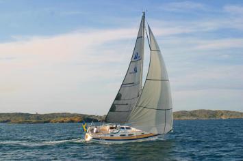 Yachtcharter Hallberg Rassy 342 auÃen3