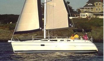 Yachtcharter Hunter 356 (2Cab) Seitenansicht