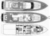 Yachtcharter Posillipo Technema 80 layout