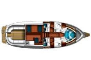 Yachtcharter Adria 1002 Vektor BT (3Cab 2WC) Grundriss