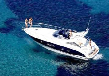 Yachtcharter Azimut Atlantis 39 Open (2Cab 2WC) Seite Deck