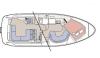 Yachtcharter Bayliner 3055 (2Cab 1WC) Grundriss