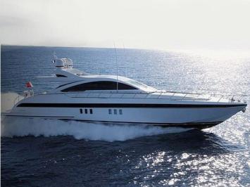 Yachtcharter Mangusta 80 Seitenansicht