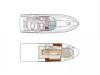 Yachtcharter Sea Ray 355 Sundancer Grundriss