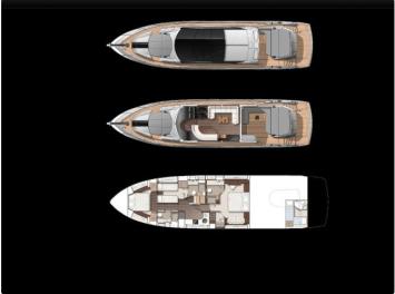 Yachtcharter predator 68 3 cab