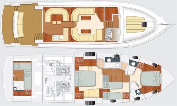 Yachtcharter Majesty 56 deck plan