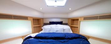 Yachtcharter Majesty 56 master cabin