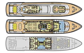 Yachtcharter Leopard 46 LISA IV Layout