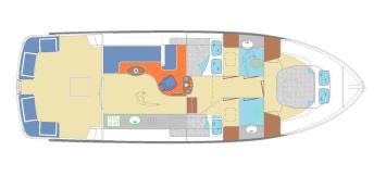 Yachtcharter Luna 44 layout