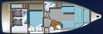 Yachtcharter rio850layout