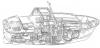 Yachtcharter AlbinCutawayViewLine2