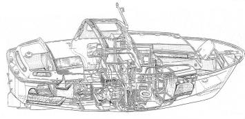 Yachtcharter AlbinCutawayViewLine2