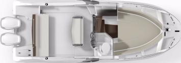 Yachtcharter Benetau Flyer 7.7 Sundeck Layout