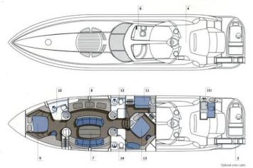 Yachtcharter predator 75 layout