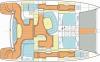 Yachtcharter fusion 40 layout