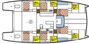 Yachtcharter mojito 78 layout