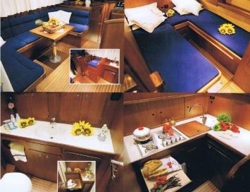 Yachtcharter sciallino 40 innen