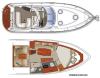 Yachtcharter 4 winns 318 layout