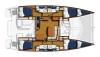 Yachtcharter Layout Leopard 444 2