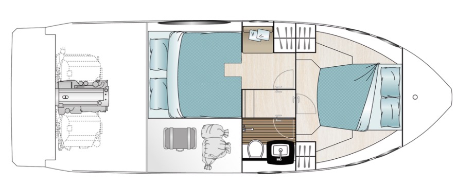 Sealine C330 Sketch