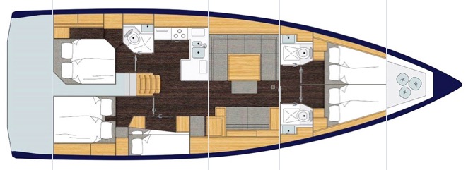 Bavaria C50 (5cab/3wc) Sketch