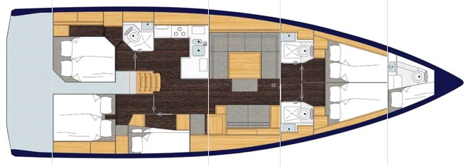 Bavaria C50 „Lady Flora 3“ als Charteryacht