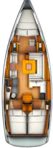 Sun Odyssey 419 (3cab/1wc) „Alboran Limoncello (Las Galletas/Marina del Sur)“ als Charteryacht