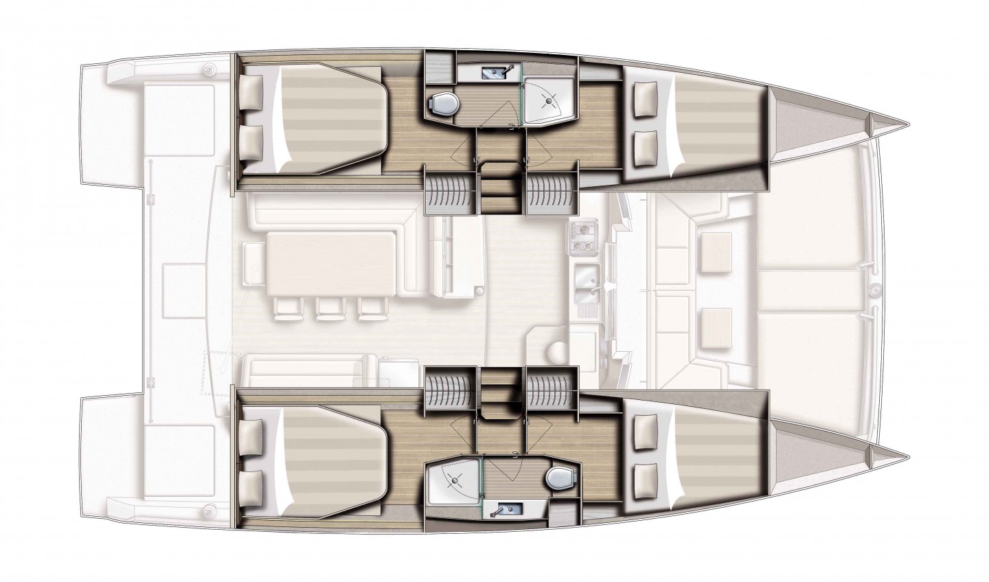 Bali 4.0 (4cab/2wc) „Searenity“ als Charteryacht